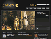 Tablet Screenshot of gabinetederestauracion.com